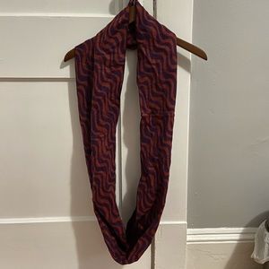 Warm silk infinity scarf